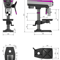 Stolní vrtačka OPTIdrill DP 26 T (400 V)