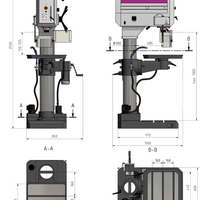 Sloupová převodová vrtačka OPTIdrill DH 55 G