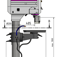 Sloupová převodová vrtačka OPTIdrill DH 55 G