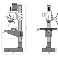 Stĺpová prevodová vŕtačka OPTIdrill DH 40 CT