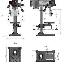 Stolní vrtačka OPTIdrill DQ 20 V + ŠEKY v hodnotě 1 500 Kč