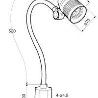 LED pracovná lampa WBL 3