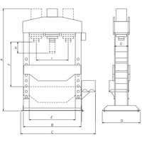 Hydraulický lis WPP 100 HBK