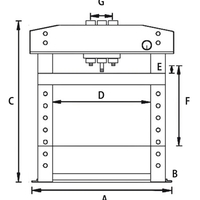 Ruční/nožní hydraulický lis WPP 15 E