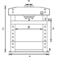 Ruční/nožní hydraulický lis WPP 15 E