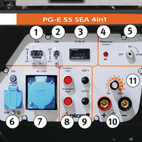 Synchronní elektrocentrála PG-E 55 SEA 4 in 1