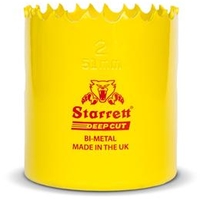 Korunkový vrták, vykružovacia píla do kovu 27mm STARRETT DEEP CUT, značkový, made in UK, o 30% rýchlejší, viac kobaltu! Korunka do kovu nad 3mm.