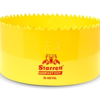 STARRETT Vykružovací vrták korunkový HSS 89mm, bimetalová děrovka - novinka FAST CUT!