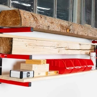 Holzmann HLR1 skladovací regál na dřevo
