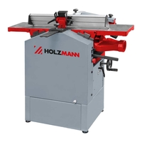 Holzmann HOB 260E COS MW2 400V srovnávací a tloušťkovací frézka se spirálovým válcem