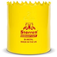 STARRETT sada vykružovacích korunek DEEP CUT, značková, made in UK - všeobecné použití