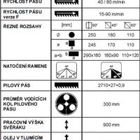 PILOUS pásová pila na kov ARG 250 - starší, použitá