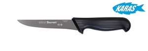 STARRETT značkový vykošťovací nůž - čepel široká/rovná 15 cm - černý