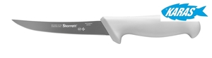 STARRETT značkový vykošťovací nůž - čepel zaoblená/úzká 12,5 cm - bílý
