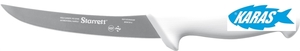 STARRETT značkový vykošťovací nůž - čepel zaoblená/úzká 15 cm - bílý