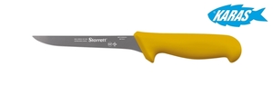 STARRETT značkový vykošťovací nůž - čepel úzká/rovná 15 cm - žlutý