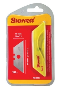 STARRETT KS01R lichoběžníkové náhradní čepele pro skalpelový nůž S011 - 10 ks