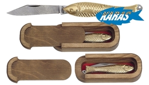 Mikov kapesní nůž Rybička 130 DZ 1 zlatá