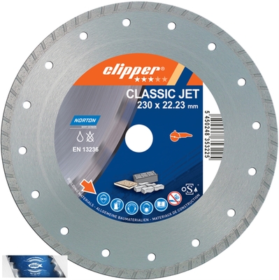 350x25,4 mm diamantový kotouč multifunkční a univerzální CLIPPER CLASSIC JET