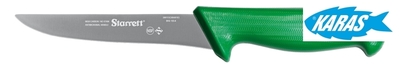 STARRETT značkový vykošťovací nůž - čepel široká/rovná 15 cm - zelený