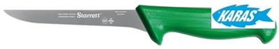 STARRETT značkový vykošťovací nůž - čepel úzká/rovná 15 cm - zelený