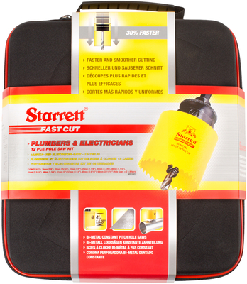 STARRETT sada vykružovacích korunek FAST CUT - "Instalatér plus Elektrikář"